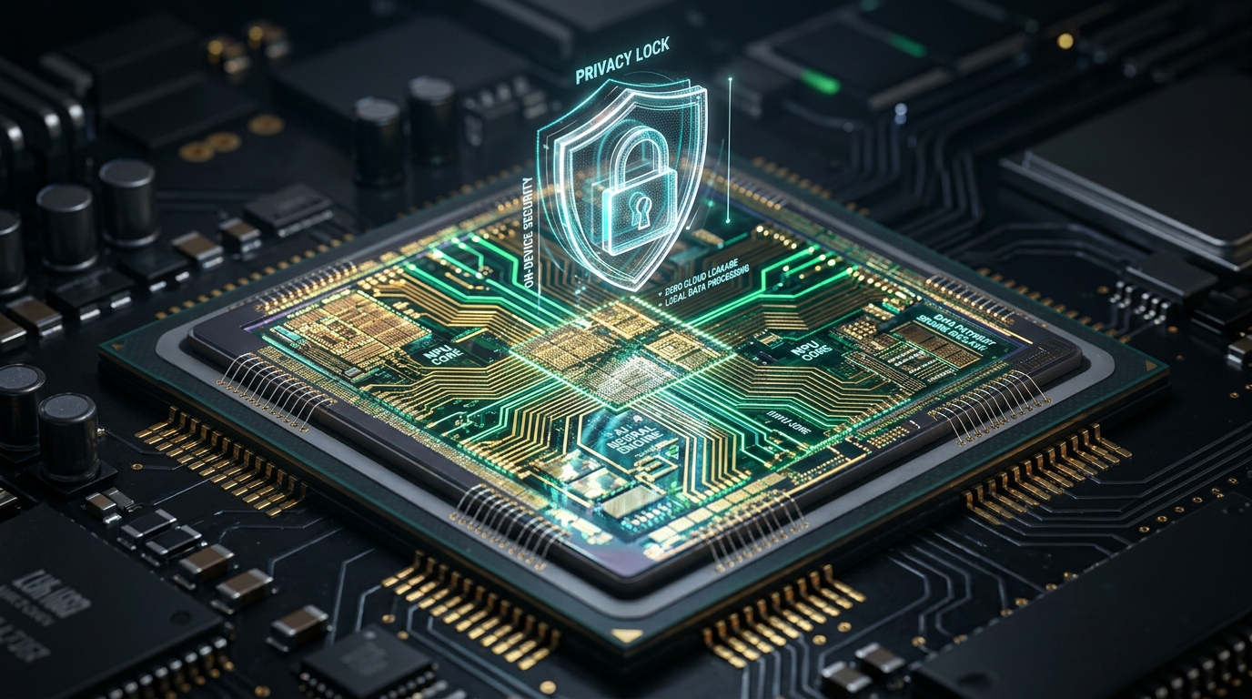 Processamento Local com NPU e Privacidade