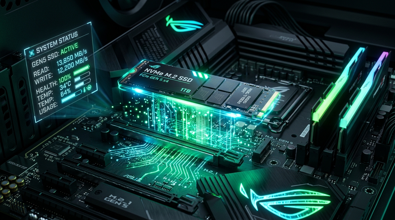 Diagnóstico de SSD NVMe e Armazenamento